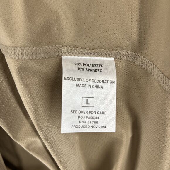 Leg3nd Inspire Tank Top Shirt Men Large Doeskin Active Training Gym Short Sleeve - Picture 10 of 15